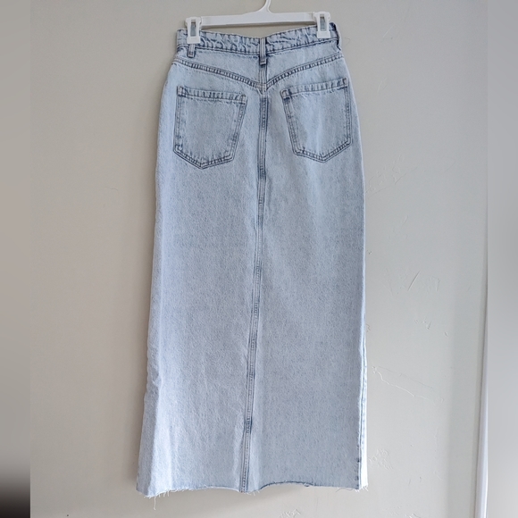 ZARA NEW Z1975 DENIM MAXI SKIRT XS,S,M,L - Picture 9 of 9